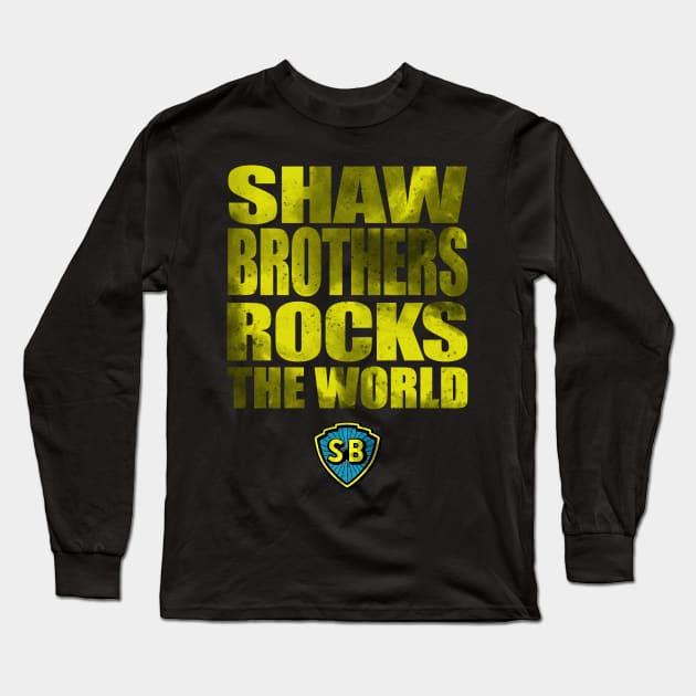 Shaw Brothers Long Sleeve T-Shirt by Blind Ninja